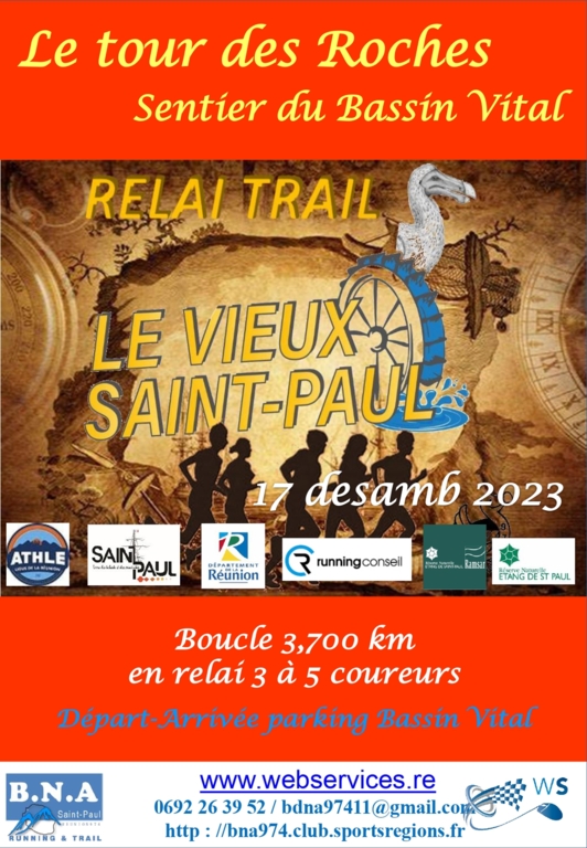 Infos course relais vieux trail saint.paul 