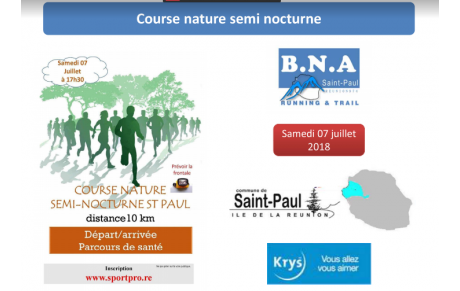 course nature semi nocturne ( challenge réservé aux entreprises)