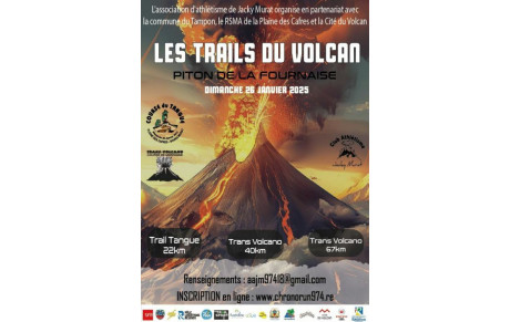 Résultats Transvolcano - 60k et foulées côte de l'ouest